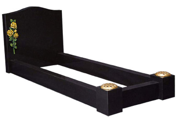 Full Length Kerb Set - Classic Ogee Black Granite